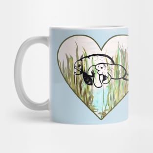 Manatee Painting Mug